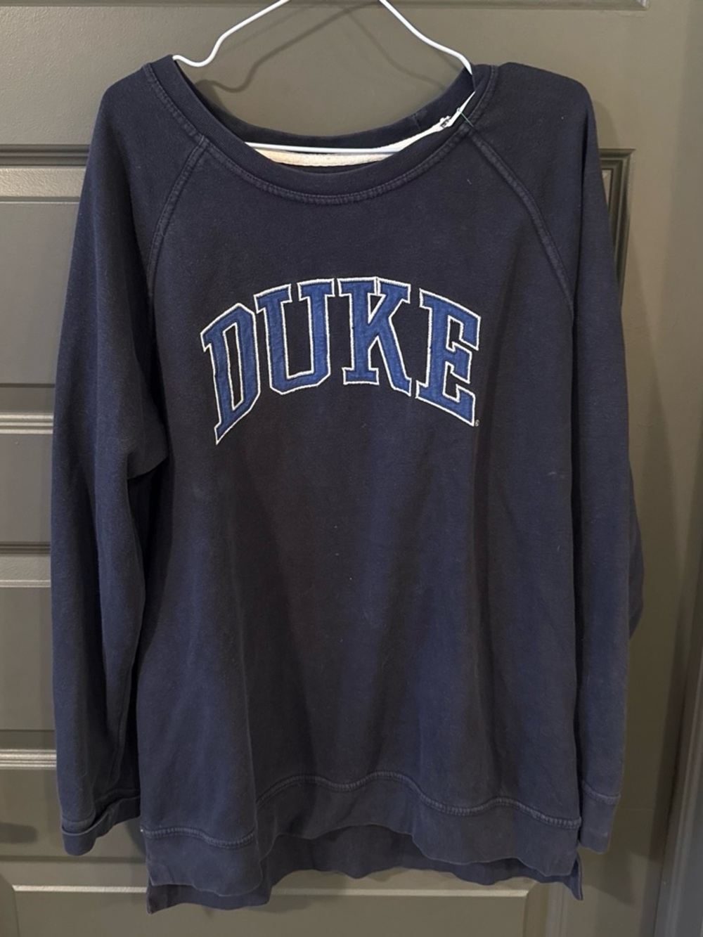 League Collegiate Wear Duke University Embroidered Crewneck Sweatshirt XL